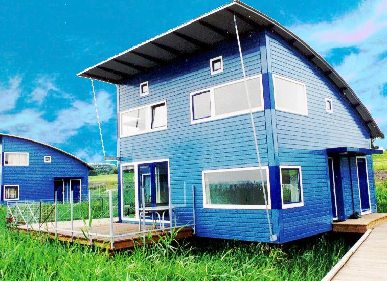 6 Pers. Waterfront Home Seeblick, Equipped Stilt House On The Water Anjum Kültér fotó